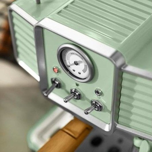 Kaffeemaschine Espresso Cecotec Power Espresso 20 Tradizionale Light Green 1,5L 20 bar mit Dampfdüse