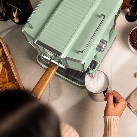 Kaffeemaschine Espresso Cecotec Power Espresso 20 Tradizionale Light Green 1,5L 20 bar mit Dampfdüse