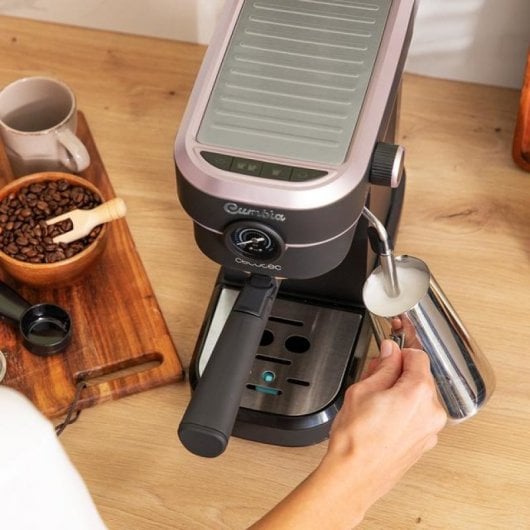 Cecotec Cafelizzia 890 Rose Pro Máquina de Café Expresso 20 Bar Aço Inoxidável Preto/Rosa