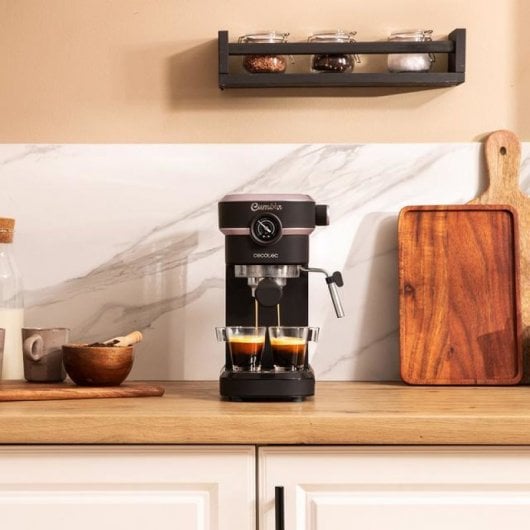 Cecotec Cafelizzia 890 Rose Pro Máquina de Café Expresso 20 Bar Aço Inoxidável Preto/Rosa