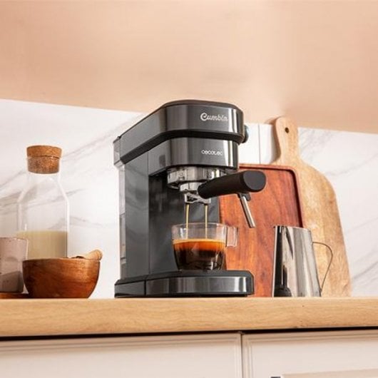 Cecotec Cafelizzia 890 Gray Máquina de Café Expresso 20 Bar Aço Inoxidável