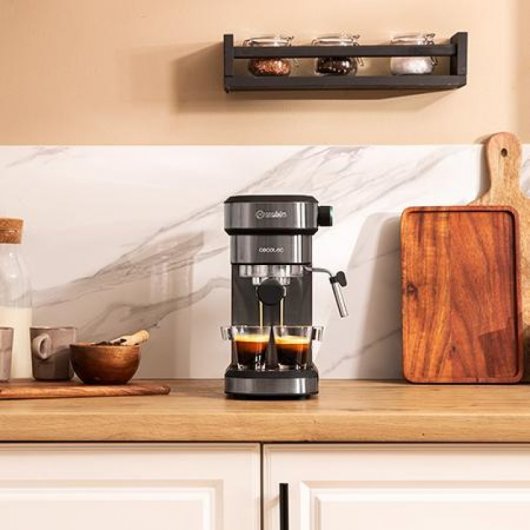 Cecotec Cafelizzia 890 Gray Máquina de Café Expresso 20 Bar Aço Inoxidável