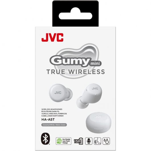 Casque sans fil JVC Gumy Mini HA-A5T blanc