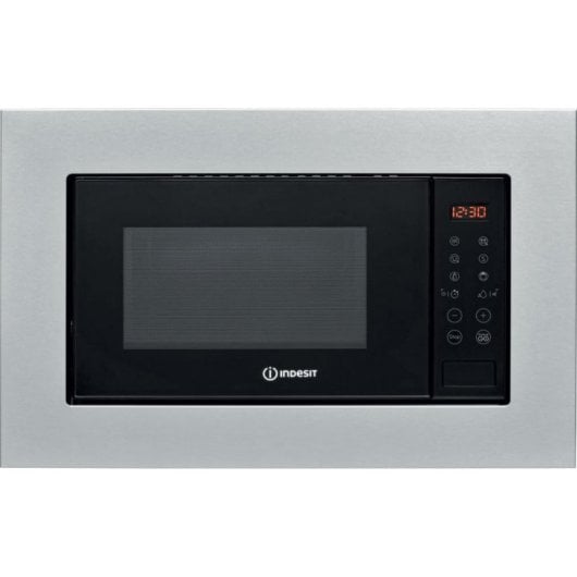 Microondas Indesit MWI 120 SX 20L 800W Integrable Pantalla LCD Función Auto Cook