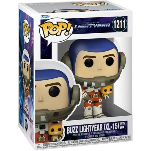 Funko Pop Disney Lightyear Buzz Lightyear XL-15 avec Sox
