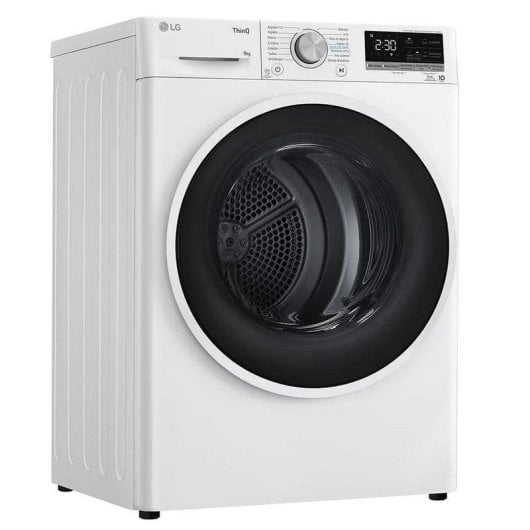 Secadora de bomba de calor LG RH90V5AV6N 9kg Classe D porta reversível Wi-Fi