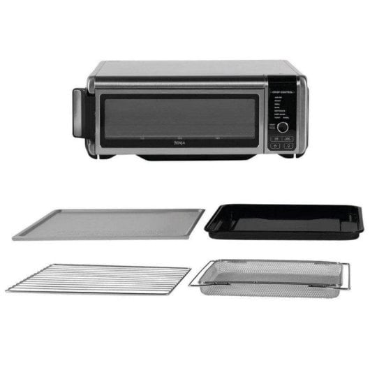 Ninja Foodi SP101EU Mini Horno de Sobremesa con Freidora de Aire 10L 2400W Negro/Inox