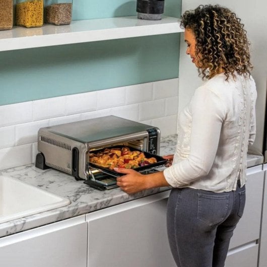 Horno elétrico Ninja Foodi SP101EU 10 L Preto/Inox com fritadeira de ar e 8 funções