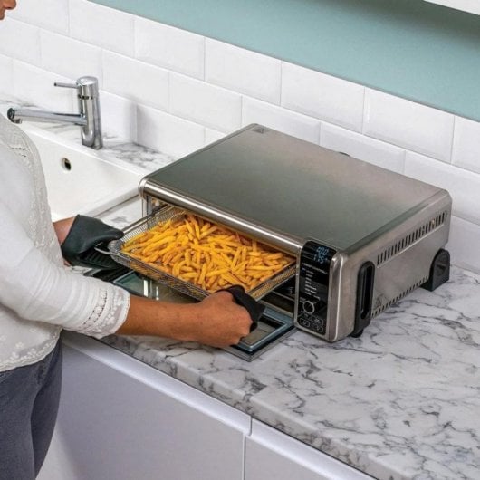 Horno elétrico Ninja Foodi SP101EU 10 L Preto/Inox com fritadeira de ar e 8 funções