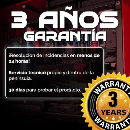 PC Racing Ofimática AMD Ryzen 3200G/8GB/480GB SSD + Windows 11