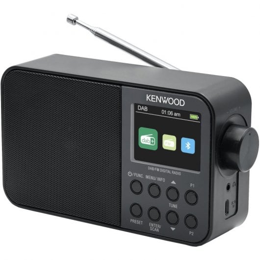 Kenwood CR-M30DAB-B Radio Portátil Bluetooth Negro