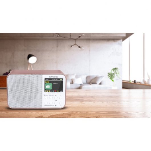 Kenwood CR-M30DAB-R Radio Portátil Bluetooth Rosa