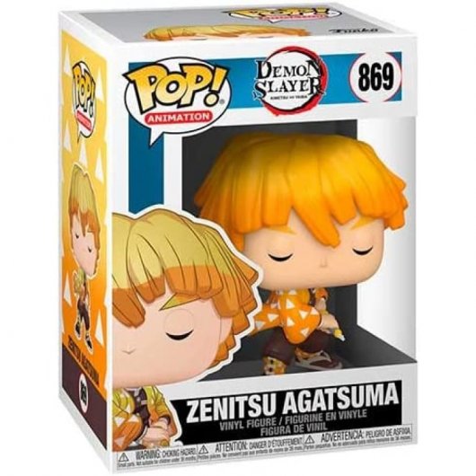 Funko Pop Animación Demon Slayer Zenitsu Agatsuma