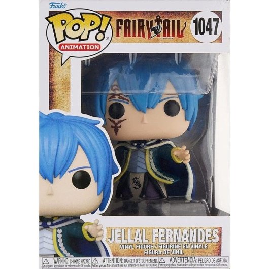 Figura Funko Pop Jellal Fernandes Fairy Tail vinilo 9 cm caja original