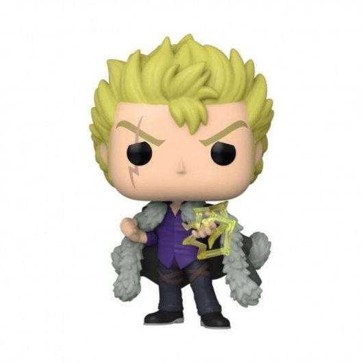 Figura colecionável Funko Pop Laxus Dreyar Fairy Tail Vinil 11 cm Detalhada