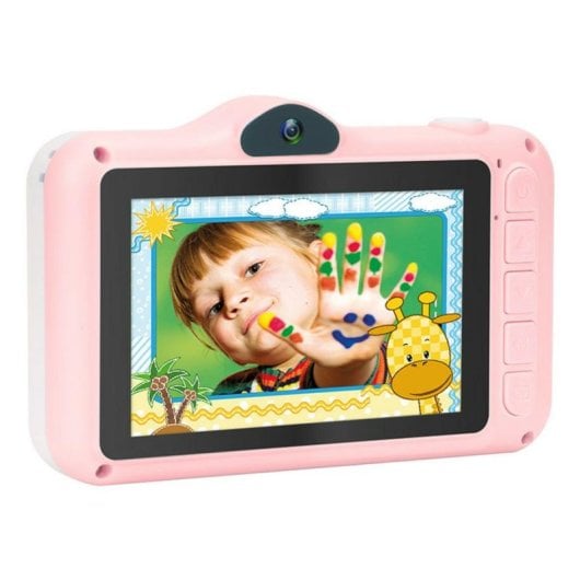 Cámara digital AgfaPhoto Realikids Cam 2 Rosa 12 MP pantalla 3,5" filtros infantiles