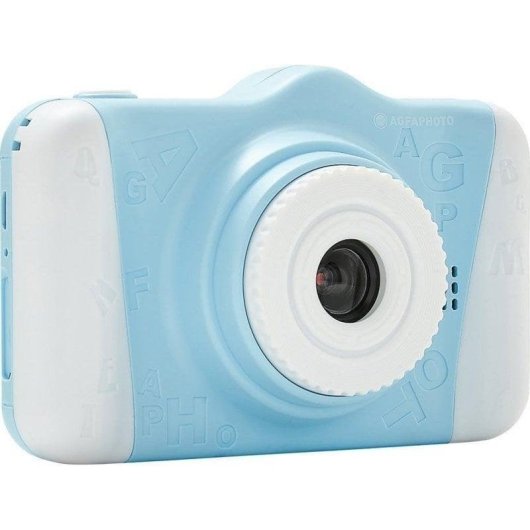 Cámara infantil AgfaPhoto Realikids Cam 2 azul pantalla 3,5" filtros selfie