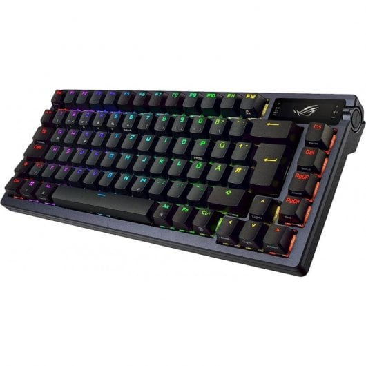 ASUS ROG Azoth Teclado Mecánico Gaming RGB Inalámbrico ROG RX Red QWERTY Inglés Negro