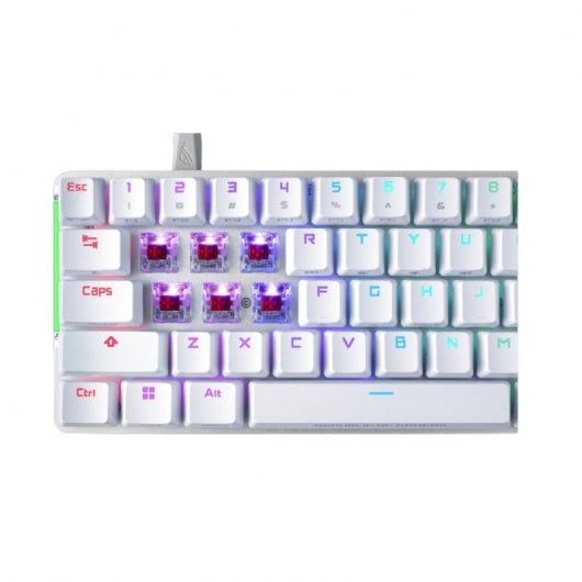 ASUS ROG Falchion Ace Tastiera da gioco meccanica RGB USB ROG NX Rosso Bianco
