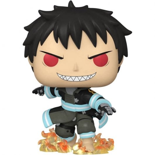 Funko Pop Animation Fire Force Shinra mit Feuer
