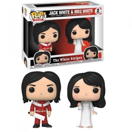 Figur Funko Pop The White Stripes 2er-Pack Vinyl Musik 9cm