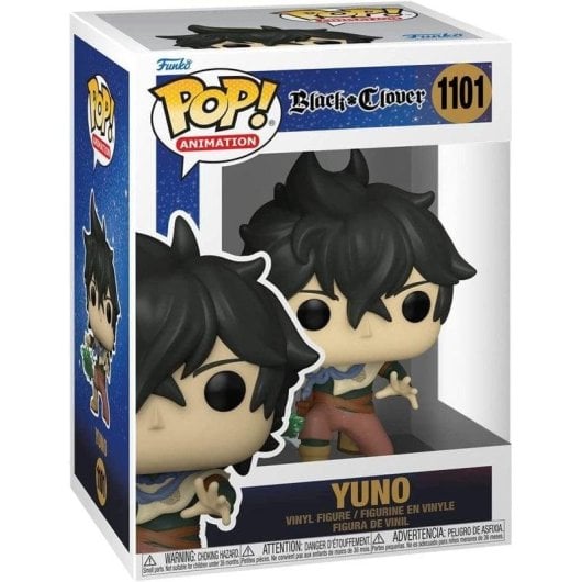 Figura Pop Funko Black Clover Yuno Vinile 11,4 cm Collezione Anime