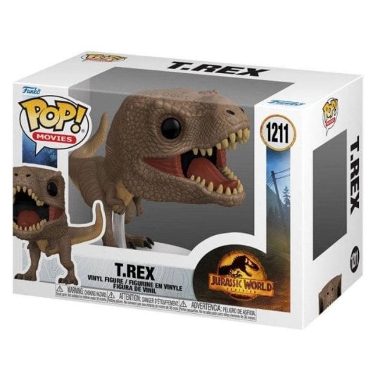 Figura da collezione Funko Pop T-Rex Jurassic World Dominion vinile 9cm