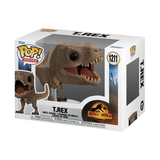 Figura da collezione Funko Pop T-Rex Jurassic World Dominion vinile 9cm