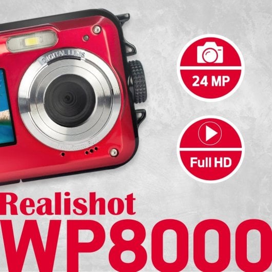 AgfaPhoto Realishot WP8000 24MP Rosso