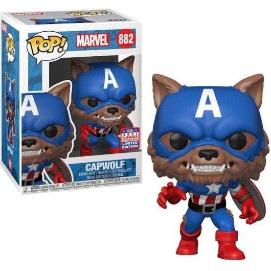 Figurine Funko Pop Funko Inc Capitán América Capwolf Édition Limitée Marvel