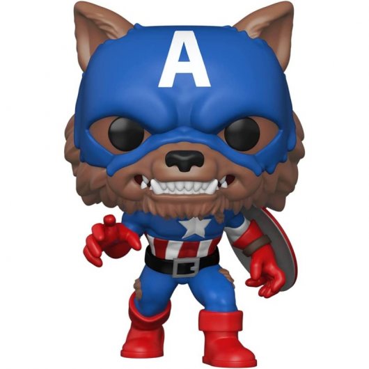 Funko Pop Marvel Captain America Capwolf Exklusive limitierte Auflage