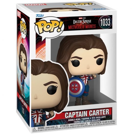 Funko Pop Marvel Doctor Strange Multiverse of Madness Captain Carter