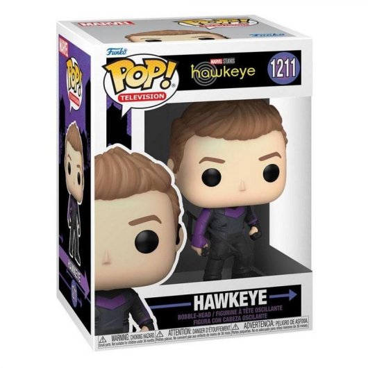 Figura de ação Funko Pop Marvel Hawkeye 1211 Vinil 10,8 cm