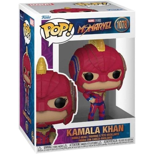 Figura coleccionable Funko Pop Kamala Khan Marvel Vinilo 11 cm