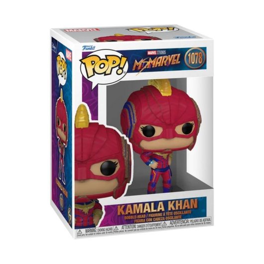 Figura coleccionable Funko Pop Kamala Khan Marvel Vinilo 11 cm