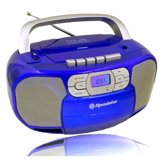 Roadstar RCR-4635UMP/BL Radio CD Portátil USB/AUX/Casete Azul
