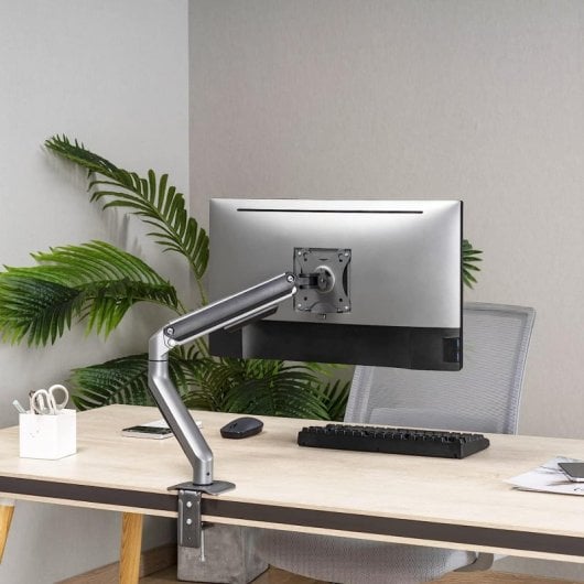 TooQ DB4032TNR-G Soporte Giratorio/Inclinable para Monitor 17"-32" VESA 100x100 Máx 9Kg