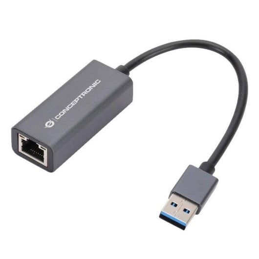 Adaptateur USB 3.0 Gigabit Ethernet Conceptronic ABBY08G Switch Compatible
