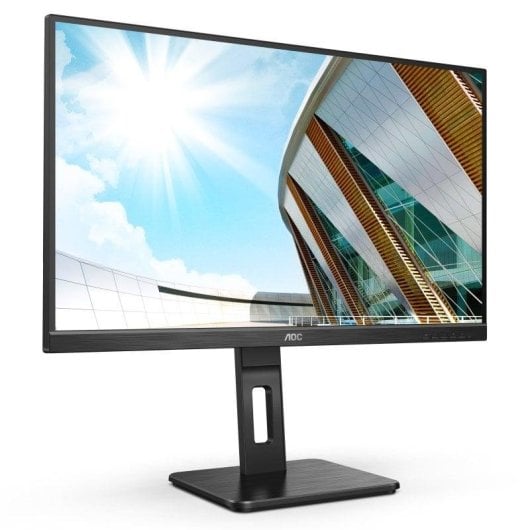 Monitor AOC 24P2QM 23.8" FullHD 75Hz VA Altura Ajustável 4ms Altifalantes USB HDMI DP
