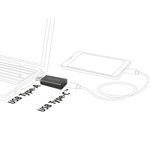 Delock Adaptador USB-C a USB 3.1 10Gbps