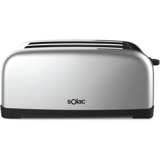 Solac Yé-Yé TL5419 Tostapane a 2 scomparti lunghi 1400 W in acciaio inossidabile