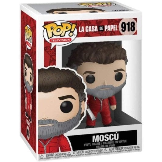 Figura de acción Funko Pop Moscú La Casa de Papel vinilo 9 cm