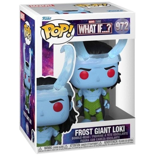 Figura Funko Pop Marvel What If Loki Gigante de Gelo Vinil 13,3cm