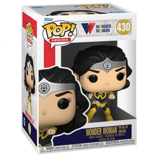 Funko Pop Heroes DC Cómics Wonder Woman 80th La Caída de Siniestro