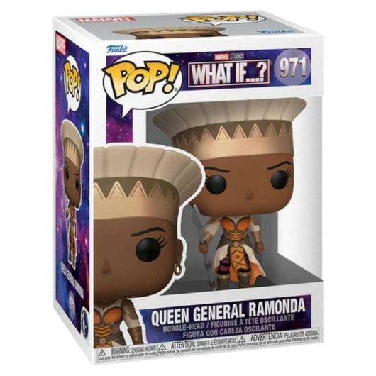 Figur Funko Pop Marvel What If Infinity Queen General Ramonda Vinyl