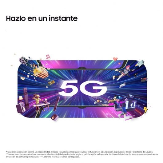 Samsung Galaxy A34 5G 8/256GB Negro Libre + Protector Pantalla