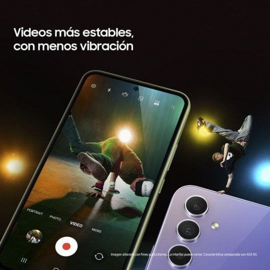 Samsung Galaxy A54 5G 8/256GB Negro Libre + Protector Pantalla