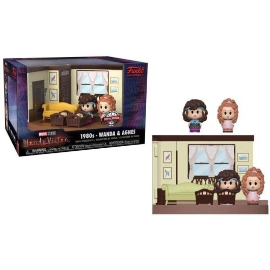 Figurine Funko Pop Marvel Wandavision Mini Moments Wanda et Geraldine vinyle