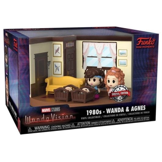 Figurine Funko Pop Marvel Wandavision Mini Moments Wanda et Geraldine vinyle