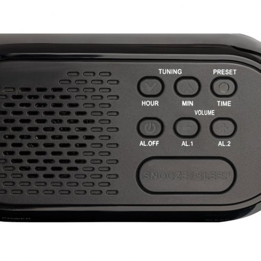 Roadstar CLR-2477 Radiosveglia digitale FM/USB Nera